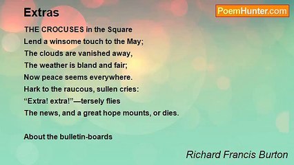 Richard Francis Burton - Extras