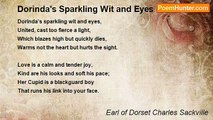 Earl of Dorset Charles Sackville - Dorinda's Sparkling Wit and Eyes