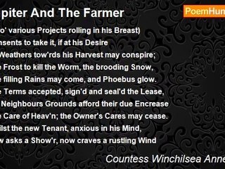 Countess Winchilsea Anne Finch - Jupiter And The Farmer