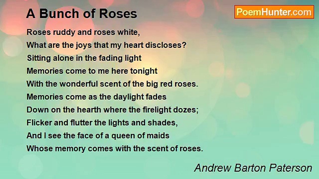 Andrew Barton Paterson - A Bunch of Roses