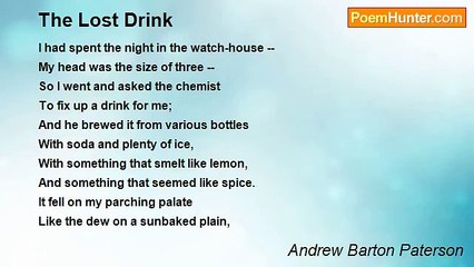 Andrew Barton Paterson - The Lost Drink
