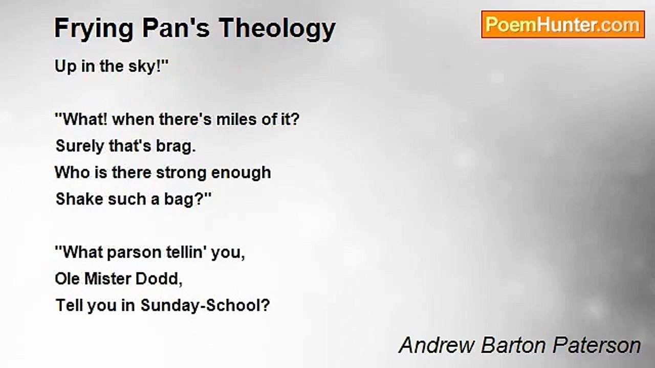 Andrew Barton Paterson - Frying Pan's Theology