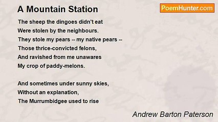 Andrew Barton Paterson - A Mountain Station