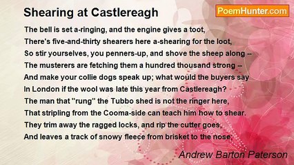 Andrew Barton Paterson - Shearing at Castlereagh