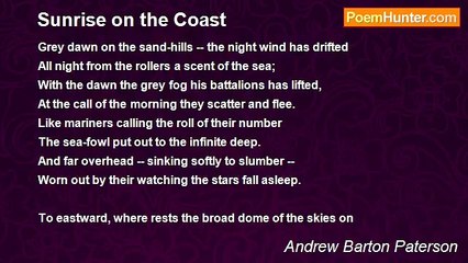 Andrew Barton Paterson - Sunrise on the Coast