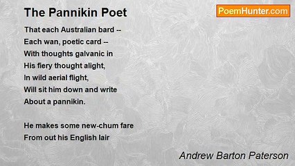 Andrew Barton Paterson - The Pannikin Poet