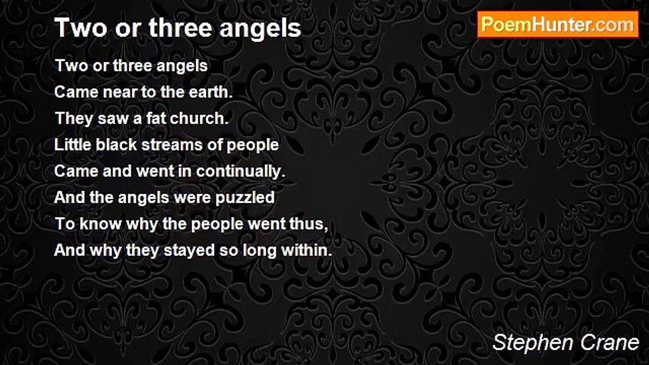 Stephen Crane - Two or three angels