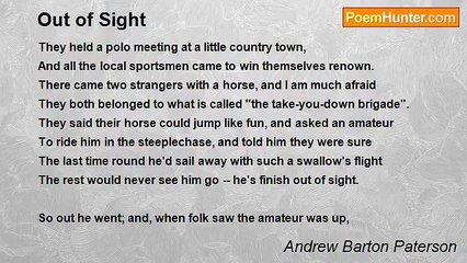 Andrew Barton Paterson - Out of Sight