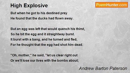 Andrew Barton Paterson - High Explosive