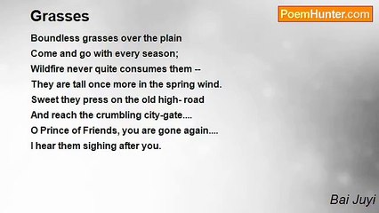 Bai Juyi - Grasses