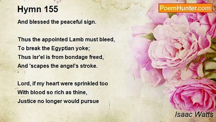 Isaac Watts - Hymn 155