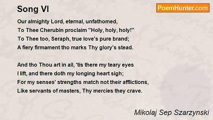 Mikolaj Sep Szarzynski - Song VI