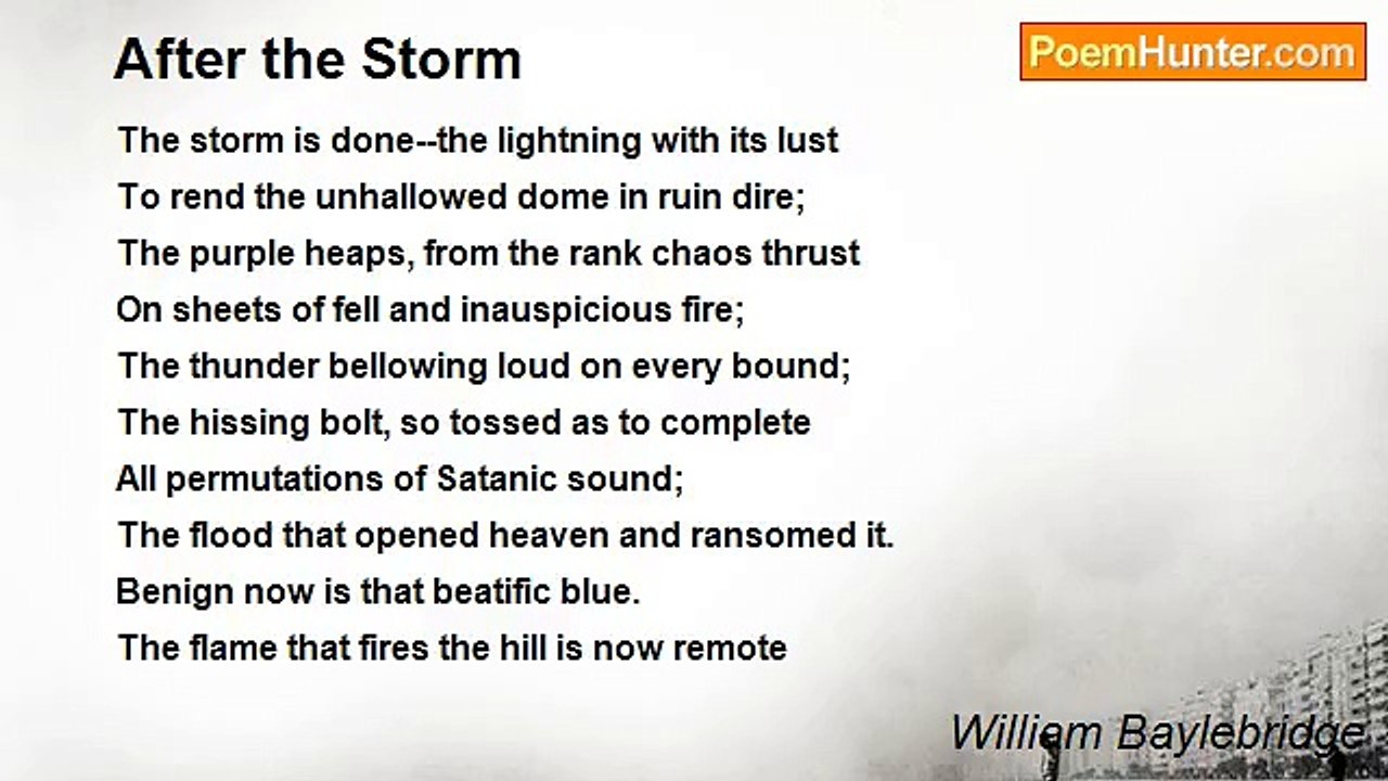 William Baylebridge - After the Storm