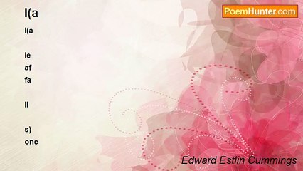 Edward Estlin Cummings - l(a
