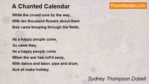 Sydney Thompson Dobell - A Chanted Calendar