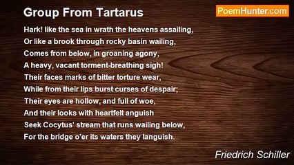 Friedrich Schiller - Group From Tartarus