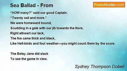 Sydney Thompson Dobell - Sea Ballad - From