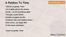 Barry Cornwall - A Petition To Time