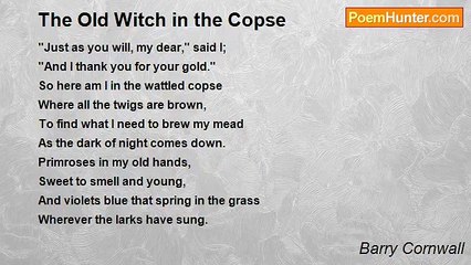 Barry Cornwall - The Old Witch in the Copse