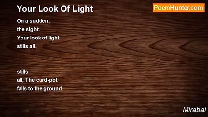 Mirabai - Your Look Of Light