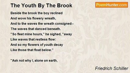 Friedrich Schiller - The Youth By The Brook