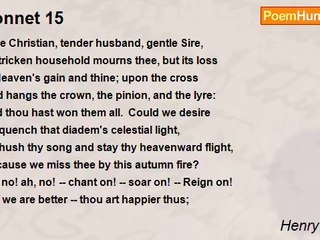 Henry Timrod - Sonnet 15