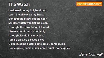 Barry Cornwall - The Watch