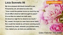 Giles Fletcher The Elder - Licia Sonnets 06