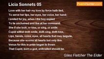 Giles Fletcher The Elder - Licia Sonnets 05