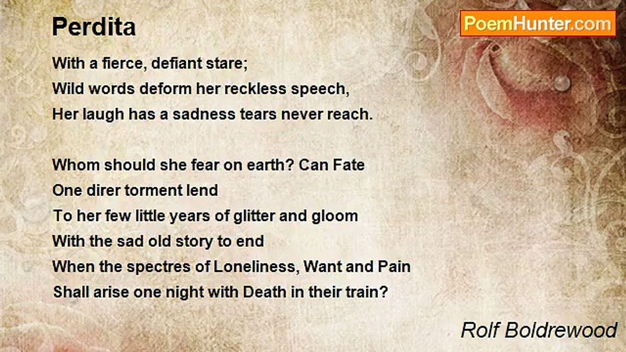 Rolf Boldrewood - Perdita