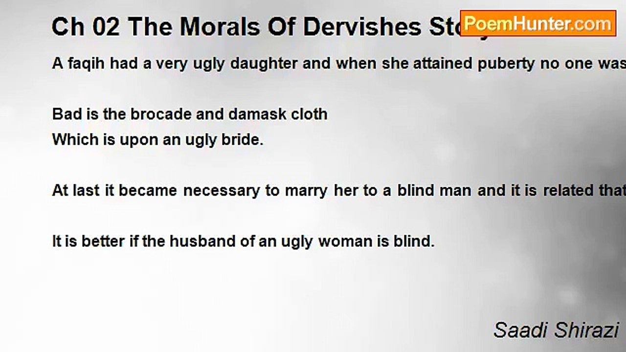 Saadi Shirazi - Ch 02 The Morals Of Dervishes Story 46