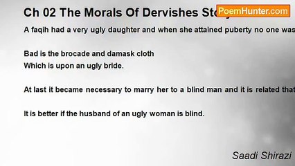 Saadi Shirazi - Ch 02 The Morals Of Dervishes Story 46