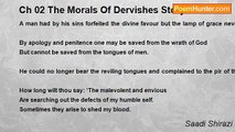 Saadi Shirazi - Ch 02 The Morals Of Dervishes Story 23