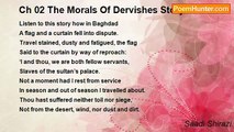 Saadi Shirazi - Ch 02 The Morals Of Dervishes Story 42