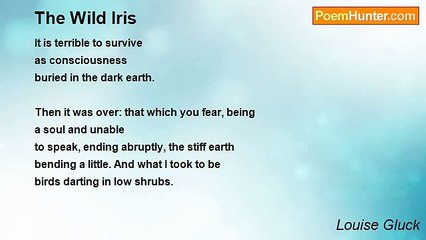 Louise Gluck - The Wild Iris
