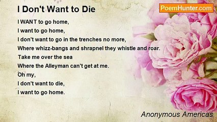 Anonymous Americas - I Don't Want to Die