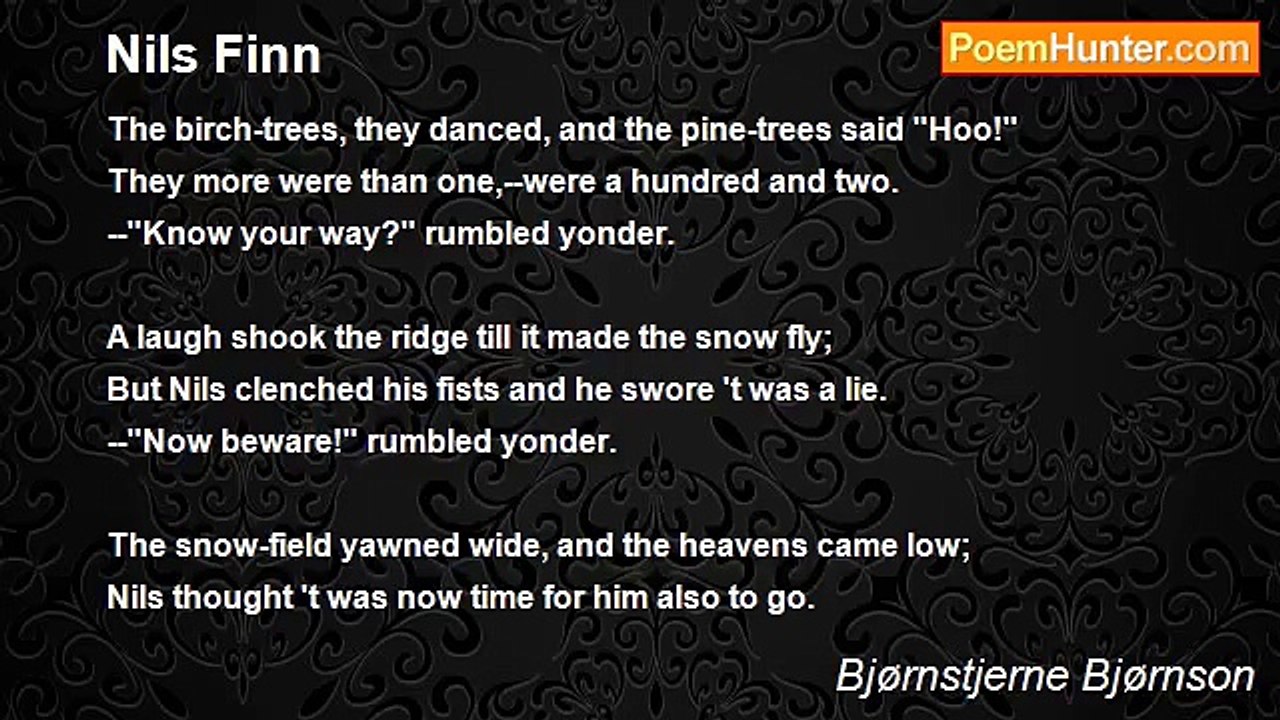 Bjørnstjerne Bjørnson - Nils Finn