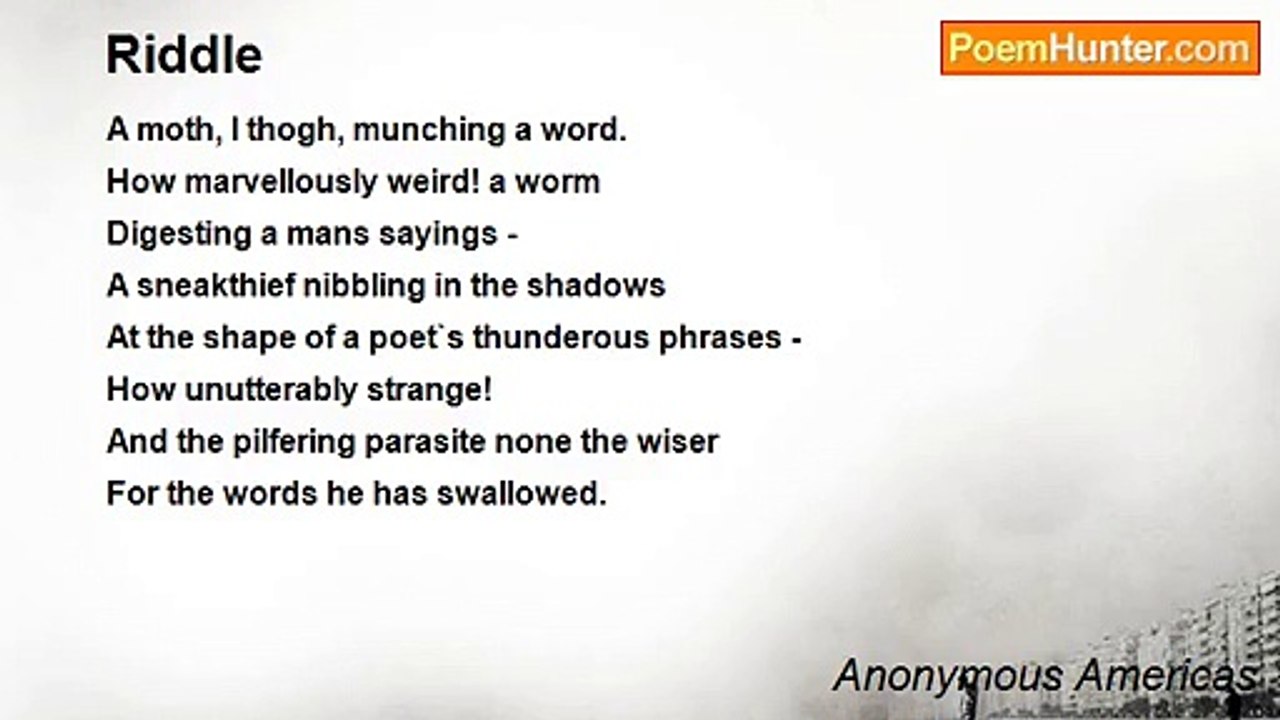 Anonymous Americas - Riddle