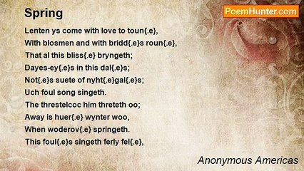 Anonymous Americas - Spring