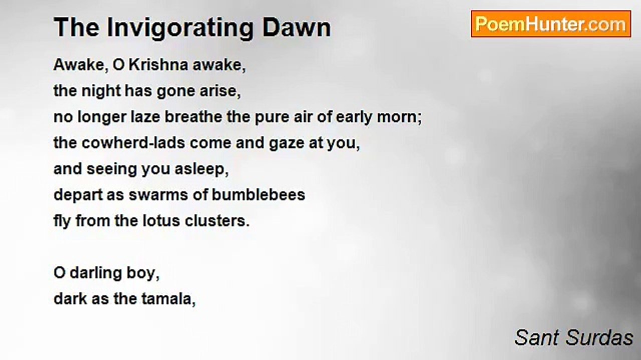 Sant Surdas - The Invigorating Dawn