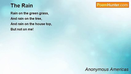 Anonymous Americas - The Rain