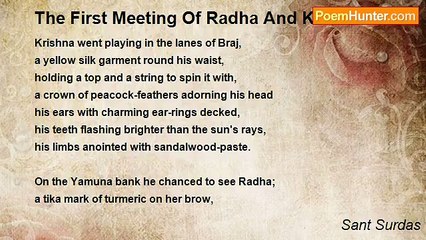 Sant Surdas - The First Meeting Of Radha And Krishna