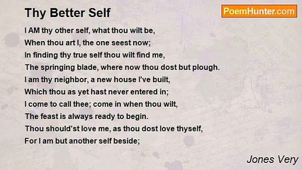 Jones Very - Thy Better Self