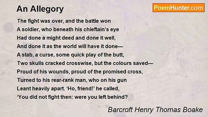 Barcroft Henry Thomas Boake - An Allegory