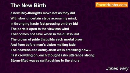 Jones Very - The New Birth