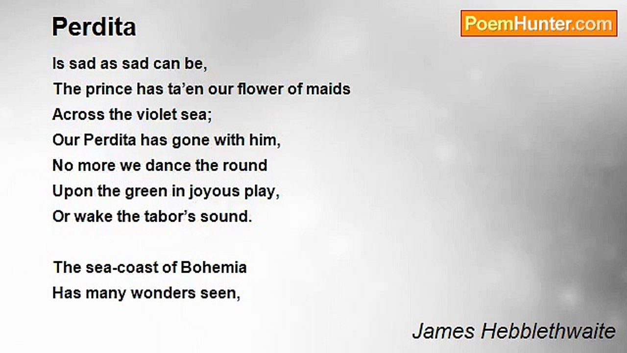 James Hebblethwaite - Perdita