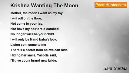 Sant Surdas - Krishna Wanting The Moon