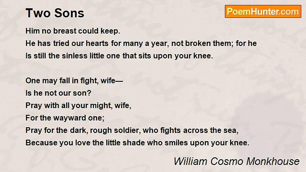William Cosmo Monkhouse - Two Sons