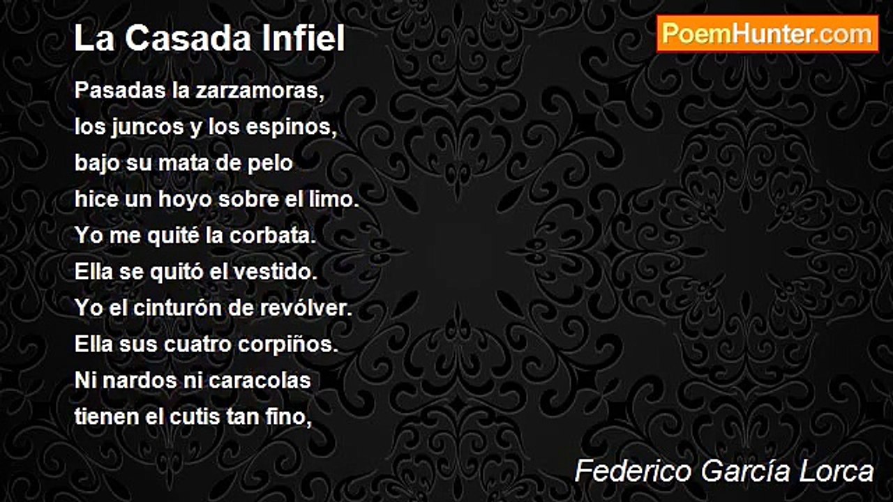 Federico García Lorca - La Casada Infiel