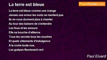 Paul Eluard - La terre est bleue